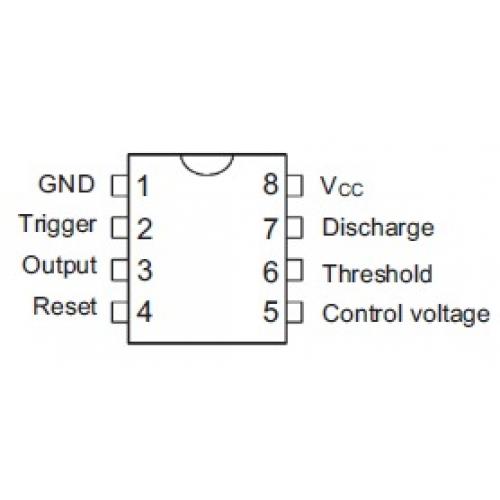 NE555 555 timer zamanlayıcı entegresi